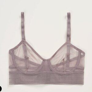 Bare Underwire Full Cup Longline Bra | Lilac NWT